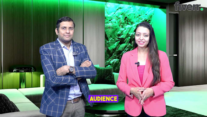 create an engaging dual spokespersons conversational video