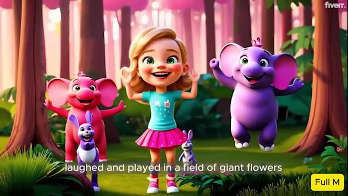Create ai animation story 3d cartoon for kids ai video art by Mahamud ...