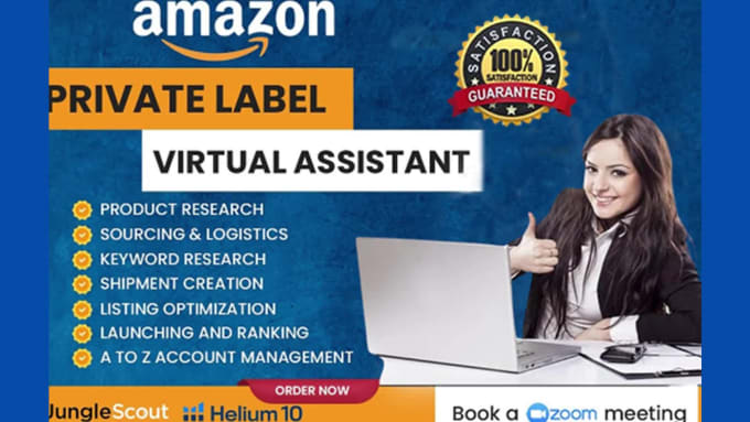 Hire a freelancer to be your amazon fba virtual assistant for amazon fba store