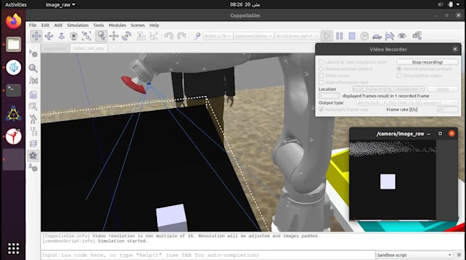 create urdf file and simulation of any robot