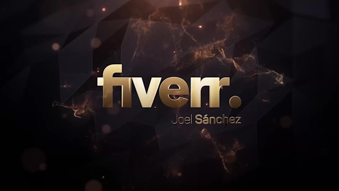 intro 3d logo animación