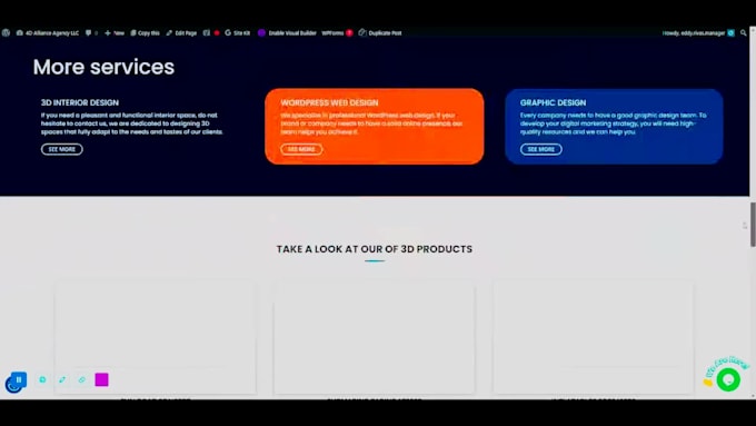 your wordpress web design