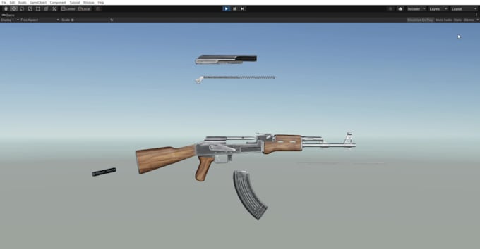 create weapons, guns, swords for video game
