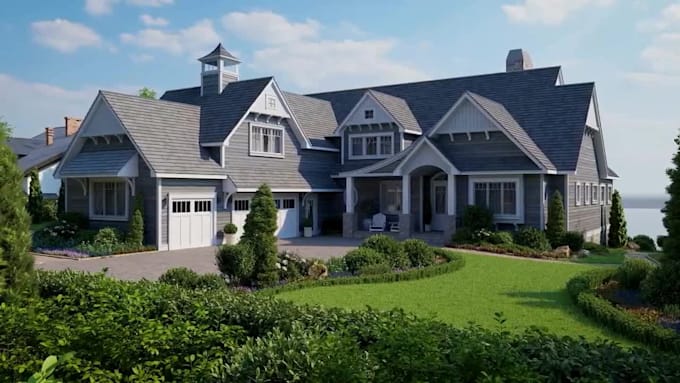 render 3d walkthrough, 3d animation video