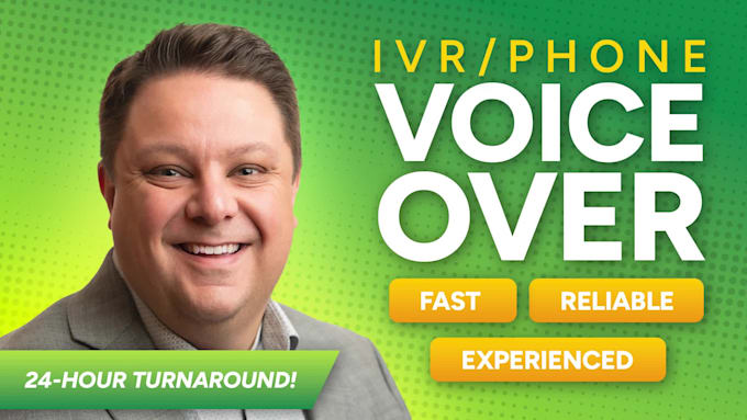 record your professional IVR, on hold greeting, voicemail