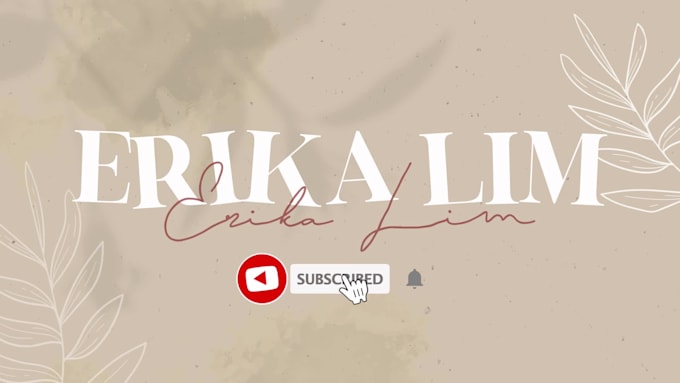 create aesthetic handwritten youtube intro