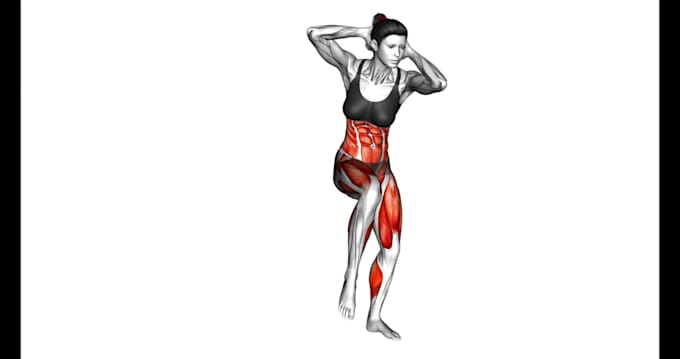 Cgi Workout Routine Create cgi physical workout animation, fitness gym exercise animations ...