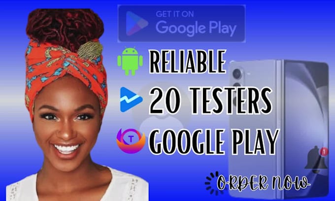 provide 20 real testers for google play console app testers software testing