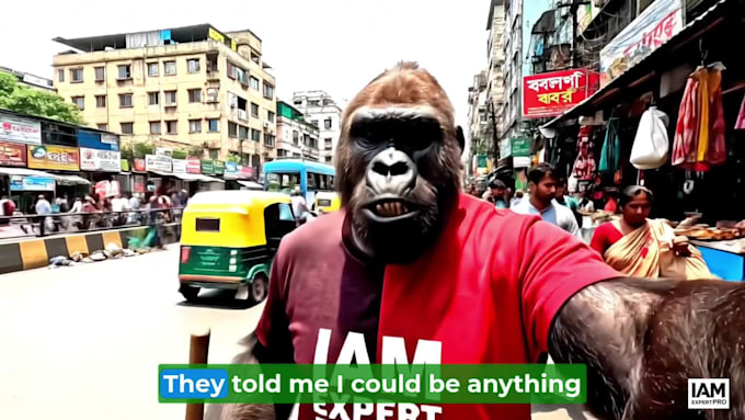create viral gorilla vlog videos