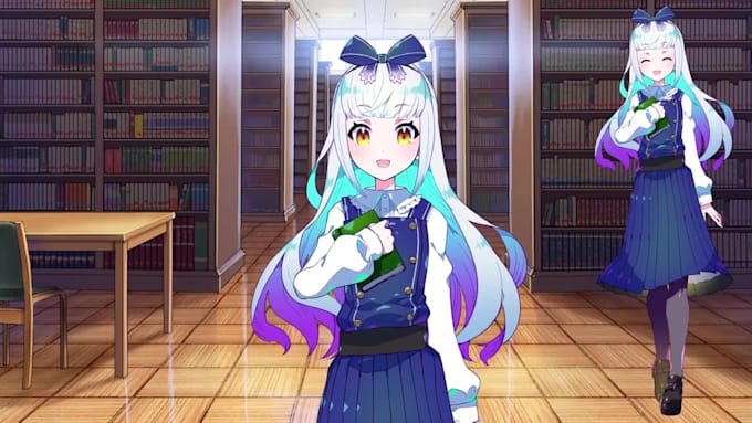 rig live2d vtuber model for vtuber studio or prprlive