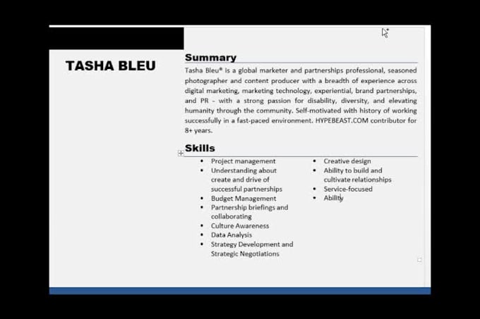 write one page resume, CV in 10 dollar only