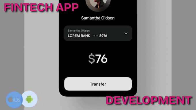 develop neobank app fintech app, loan app wallet app payment app bnpl app