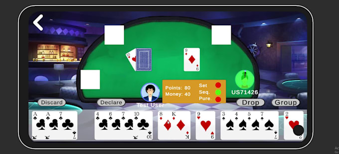 develop teen patti and rummy type card games