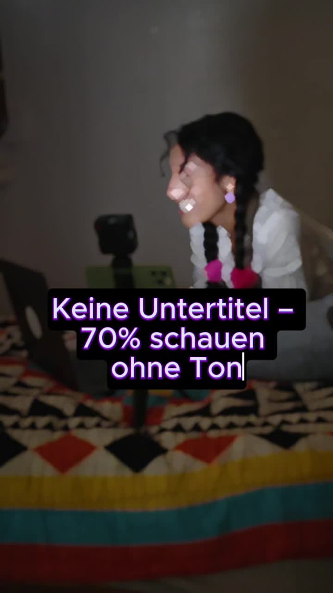 do video editing with effects and subtitles with perfect englisch or german