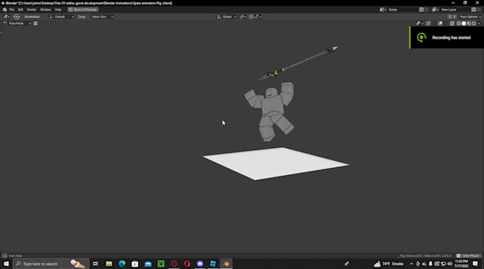 create 3d animations for your game