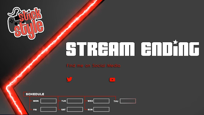 Design Twitch Overlay Panels Offline Screen And More By Aw Design Fiverr