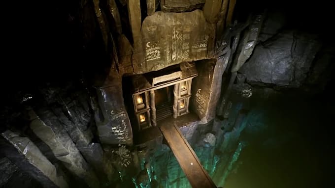 3d game interior environment, dungeon, treasure room, castles, level ...