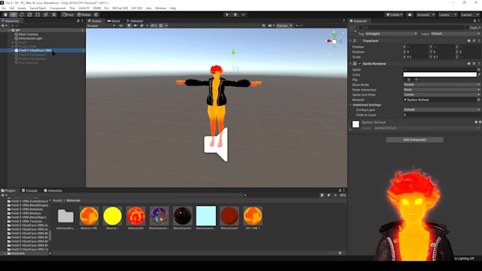 make you original characters for vtuber and unity programs