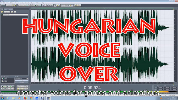 record hungarian narration or voice over drops for you