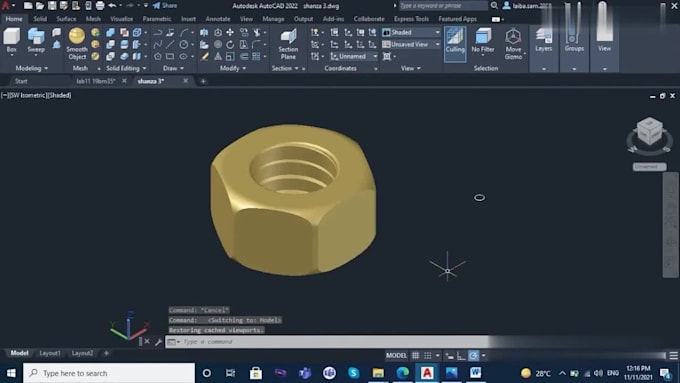 provide professional 2d drawing and 3d modelling in autocad