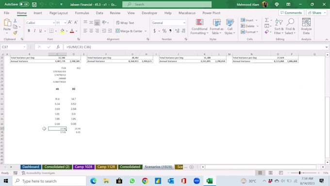 build excel financial models, forecasting, budget, projections, analysis