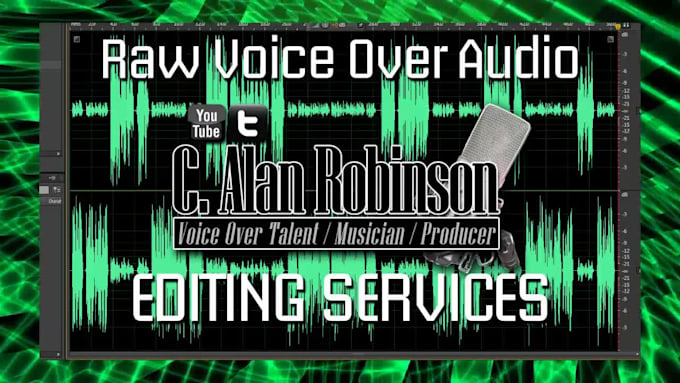 edit your raw VOICEOVER audio