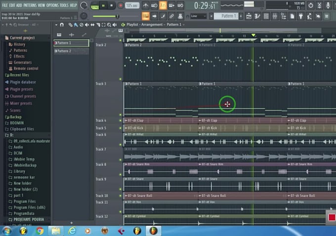 make a beat,sample packs,bass,instruments lines and pro song