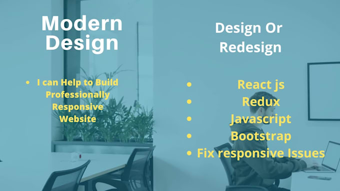 do front end for web apps using HTML CSS  react  javascript
