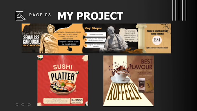make product ads , posters