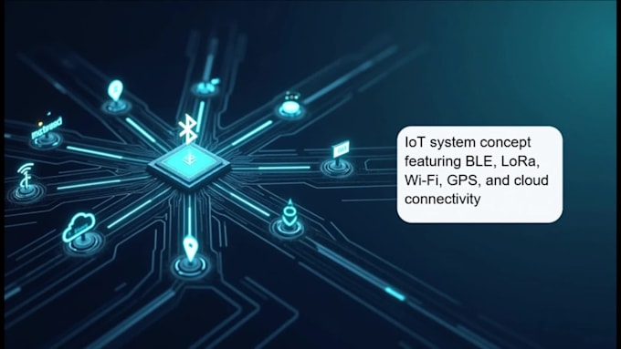 create ai generated iot concept visuals and professional pitch deck for project
