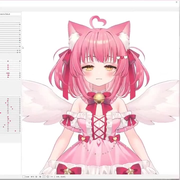 design and rig custom chibi vtuber, live 2d vtuber model, 3d vtuber model