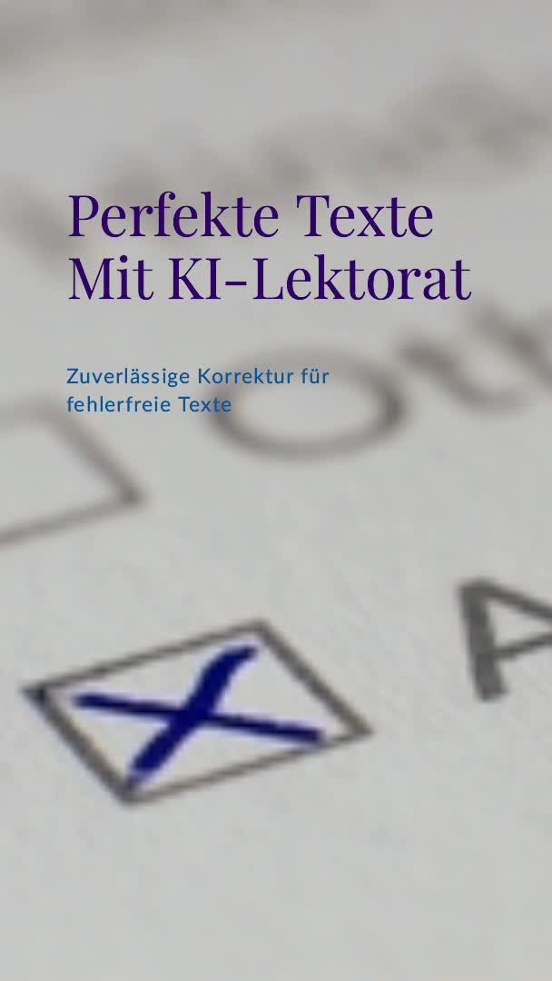 ki lektorat für texte deutsch und  englisch