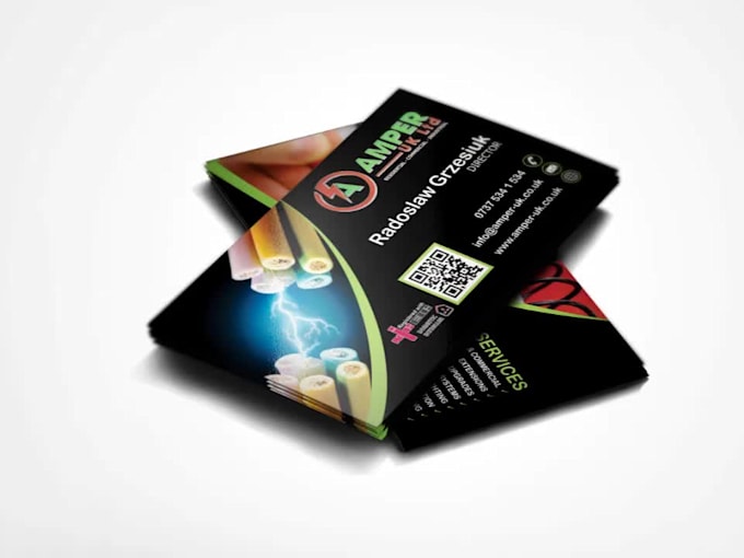 design a modern business card