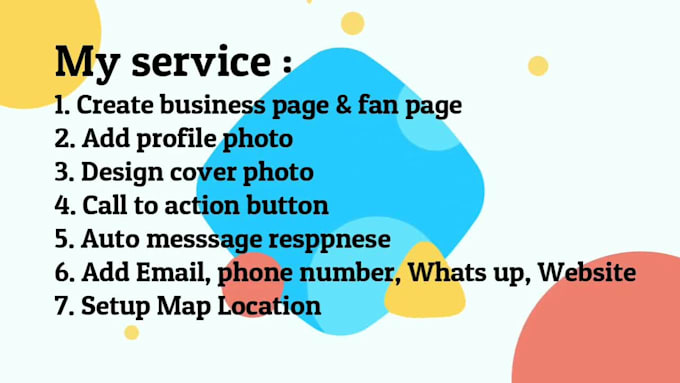 do create facebook business page and setup