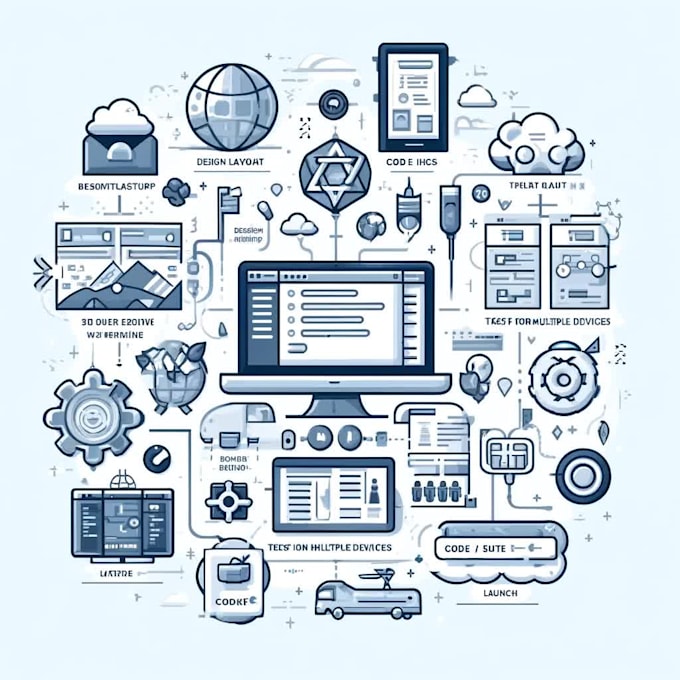 create responsive websites using bootstrap, HTML, and CSS