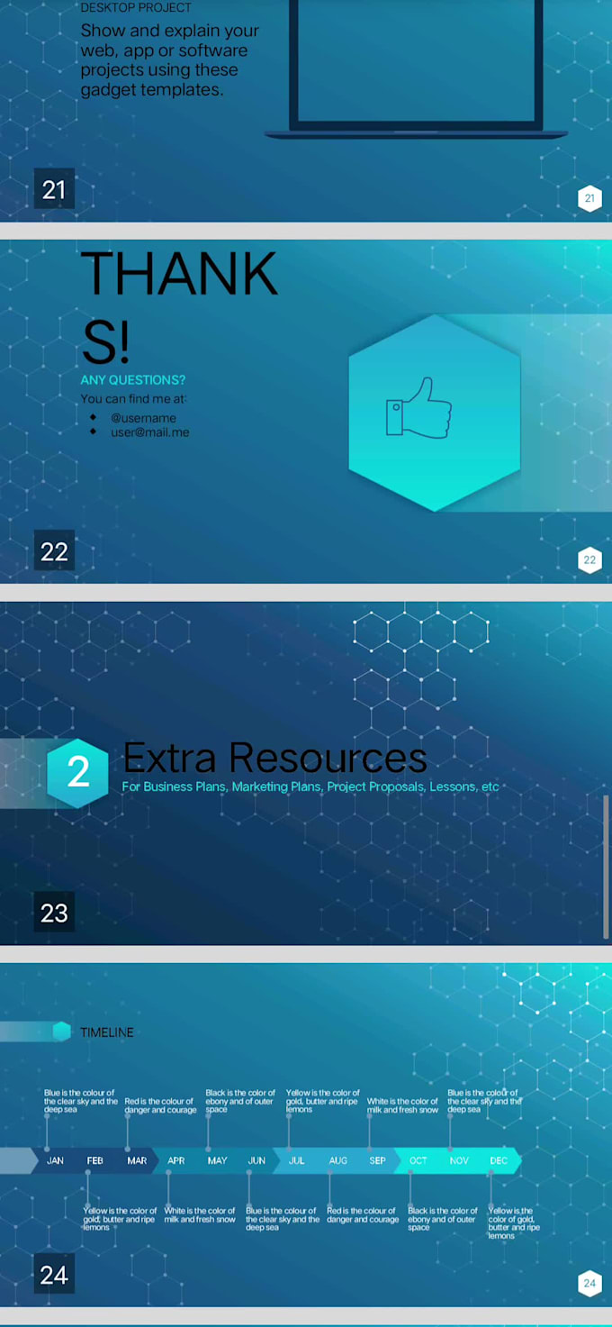 Design powerpoint template for your need by Targetgaming331 Fiverr