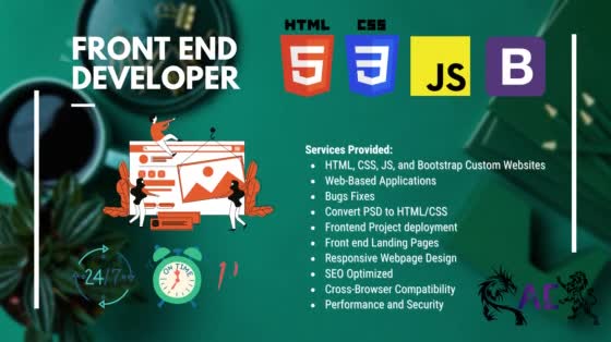 create your stunning website using HTML and CSS