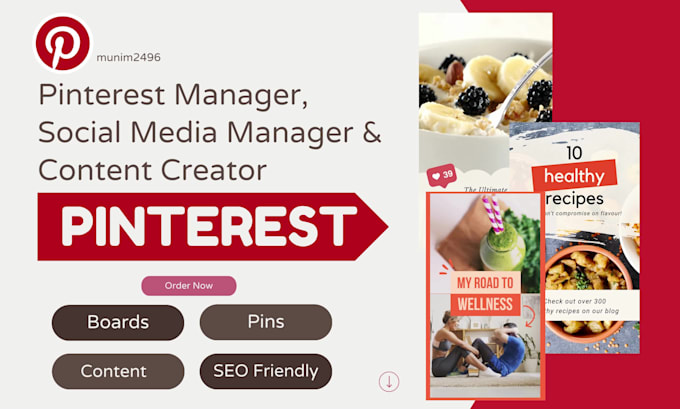 create viral pins and boards, seo as a pinterest marketing manager