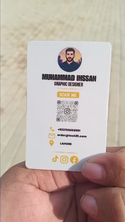design professional employee card