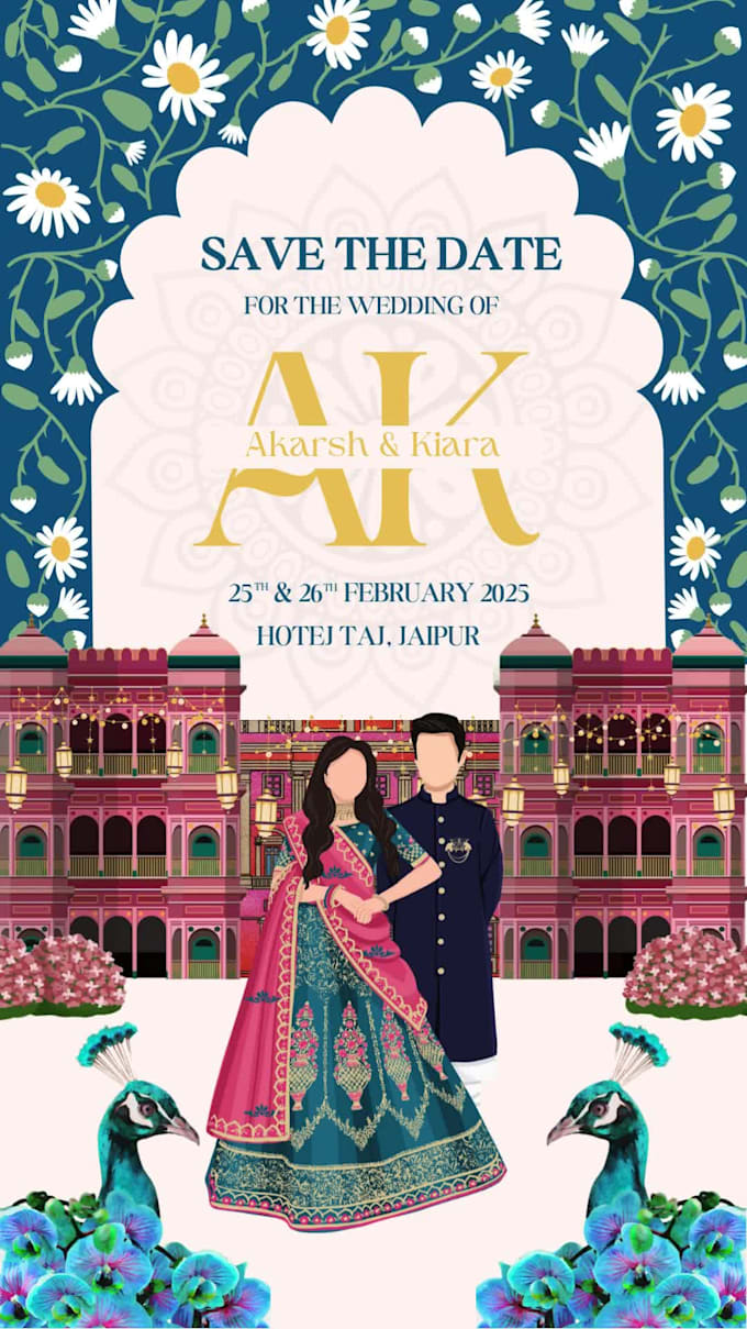 create an amazing wedding invitation