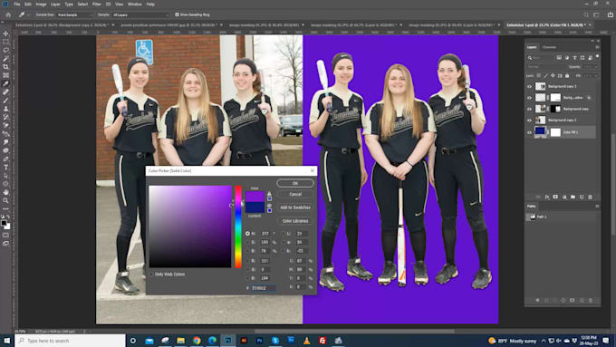 image masking ,layer masking,hair masking