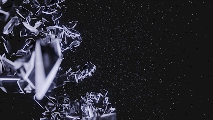 3d title animation with stock sound