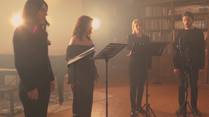 arrange and record a live choir
