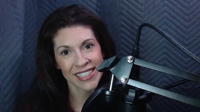 record a professional phone script for you