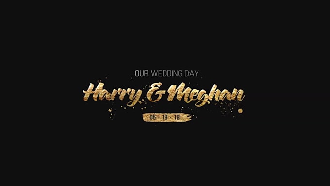 create luxury wedding title