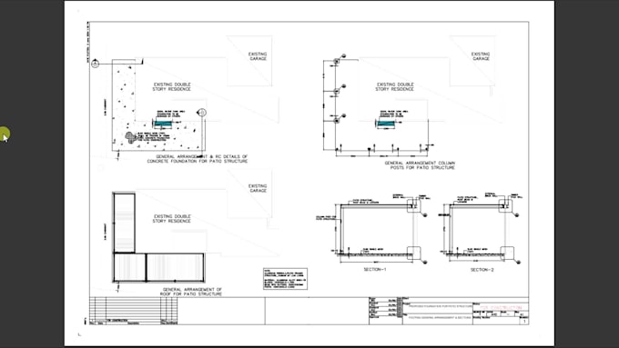 create construction drawings of property