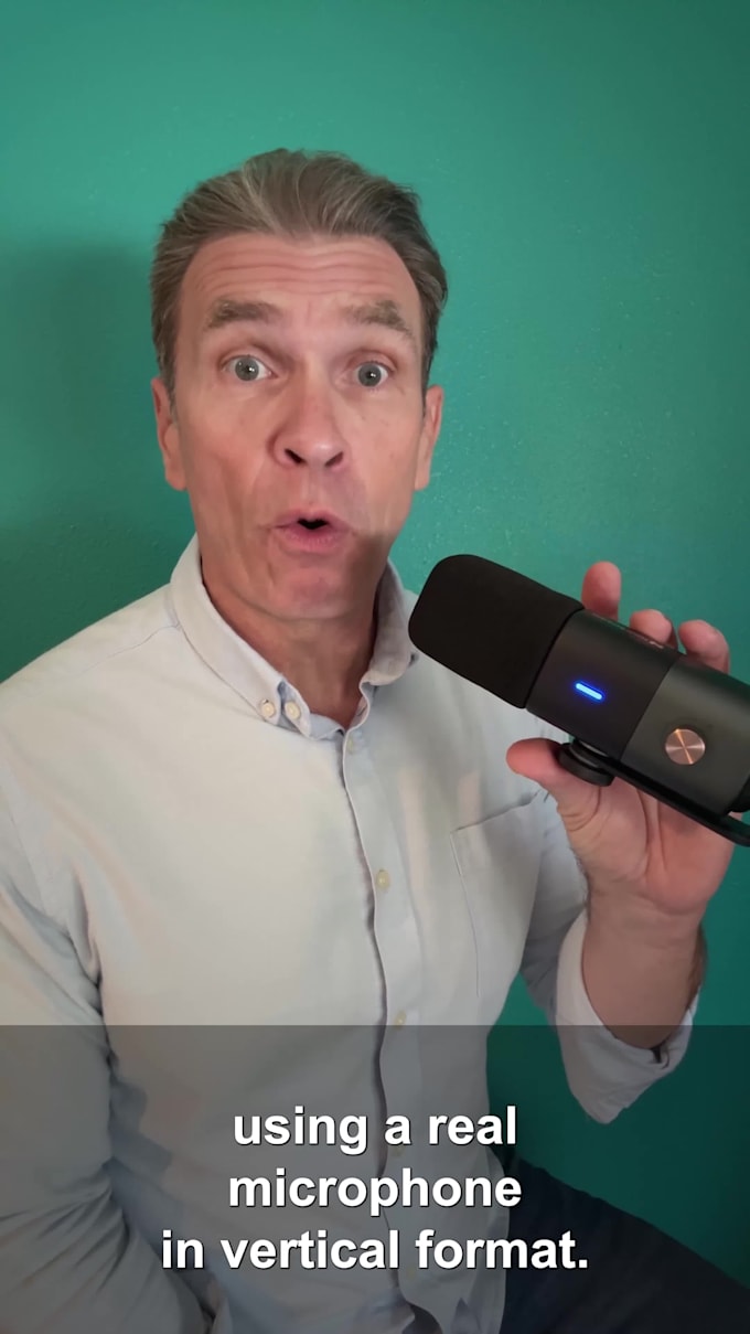 create a casual spokesman podcast video