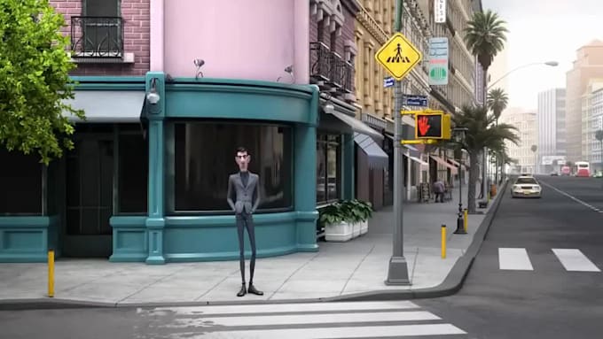 create pixar style 3d animation, cinematic character animation