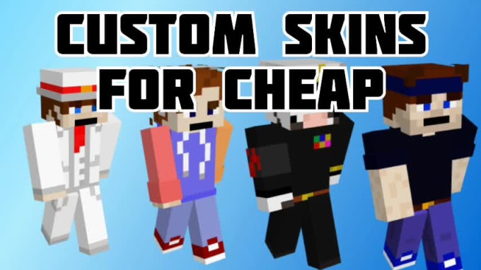 Make a custom minecraft skin for you by Billythecool | Fiverr