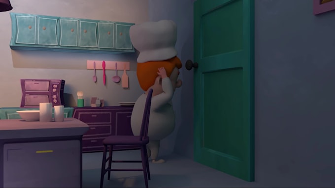 do stylized 3d animations for kids cartoon or youtube video channel